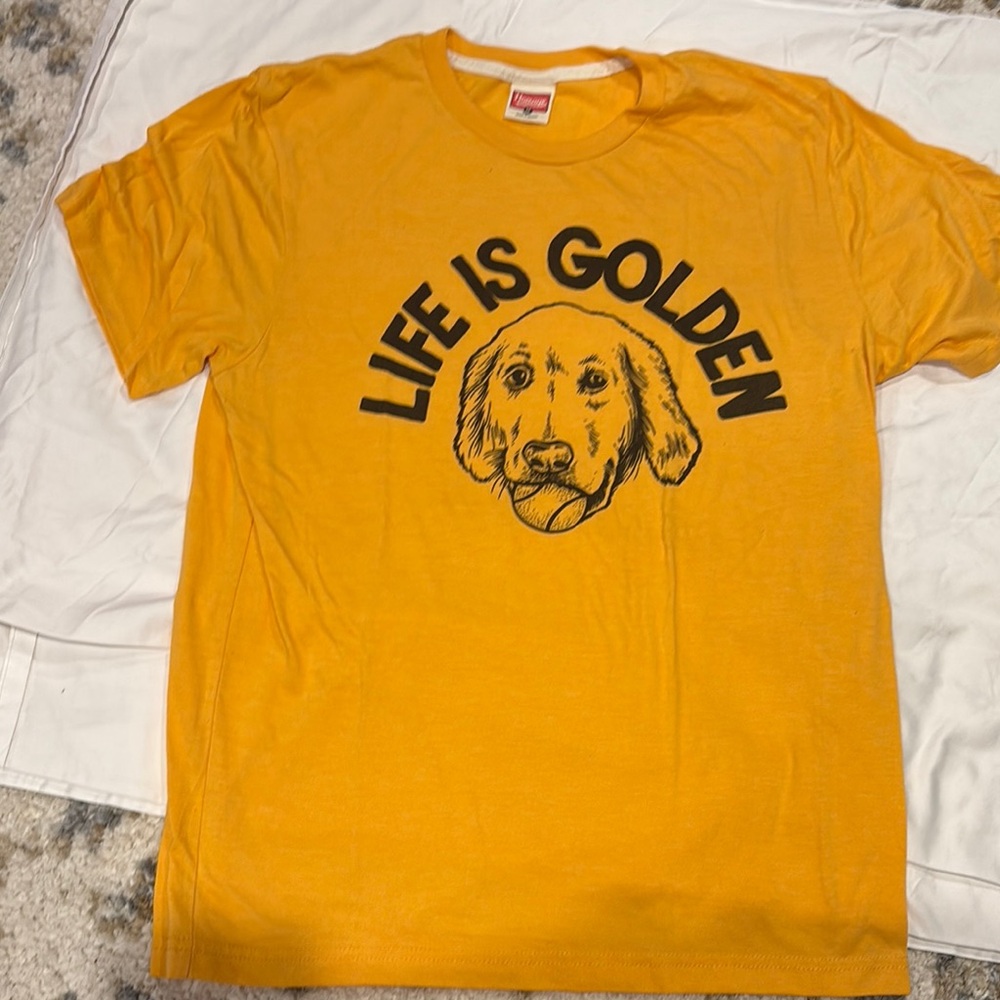 HOMAGE Yellow Golden Retriever Tee
